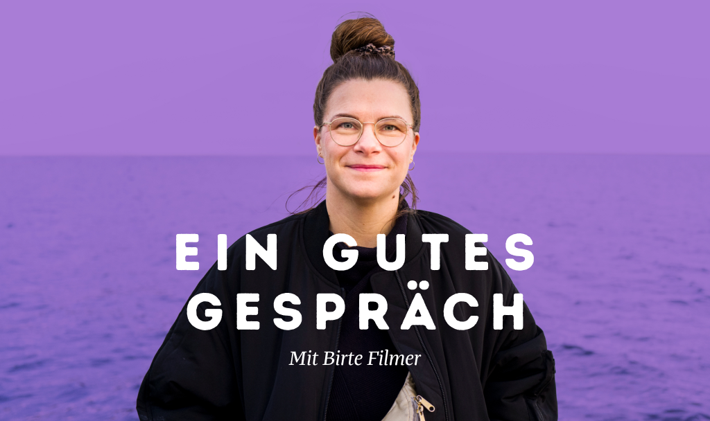 Birte Filmer, die Gastgeberin des Deeptalk-Podcasts Ein gutes Gespräch